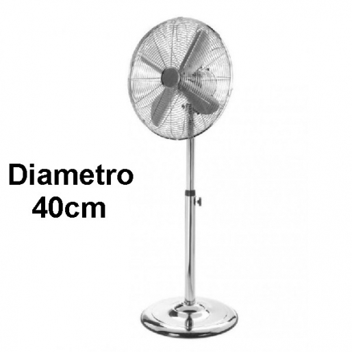 Ventilatore LIF-04 Piantana da 40 W bianco 4 pale 40 cm base robusta Ventilatore LIF-04 Piantana da 40 W bianco 4 pale 40 cm base robusta