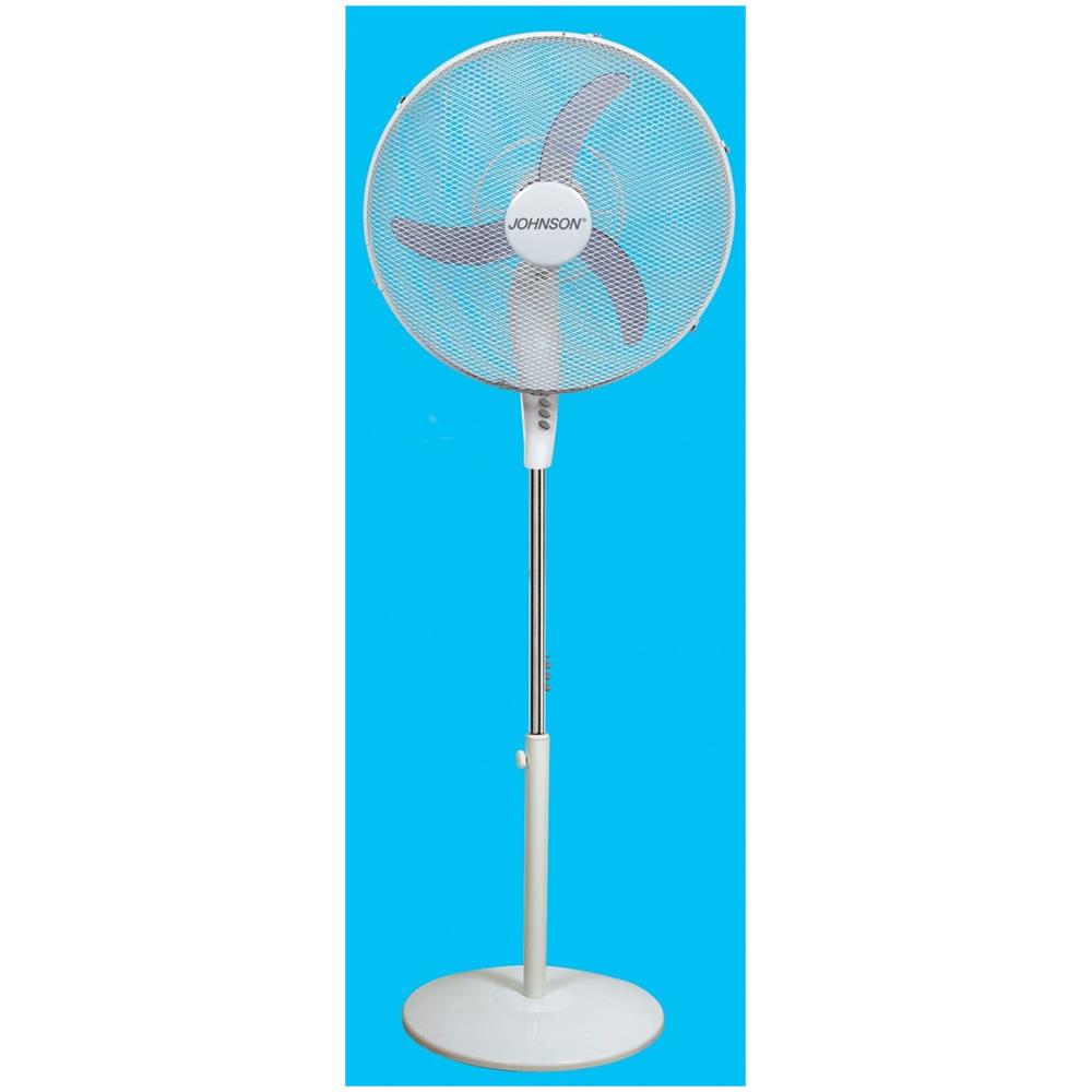 JOHNSON Ventilatore a Piantana Diametro 56 cm Potenza 70 W Colore Bianco JOHNSON Ventilatore a Piantana Diametro 56 cm Potenza 70 W Colore Bianco