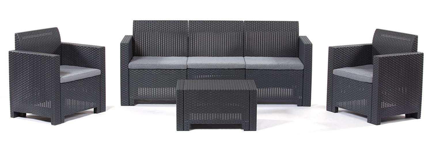 Set da giardino Bica 9068.4 set giardino nebraska, Antracite Set da giardino Bica 9068.4 set giardino nebraska, Antracite