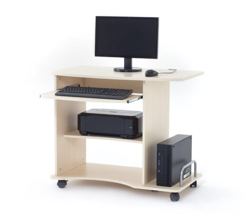 Scrivania portapc in legno mod. Smart colore acero misura 90x55x76h cm Scrivania portapc in legno mod. Smart colore acero misura 90x55x76h cm