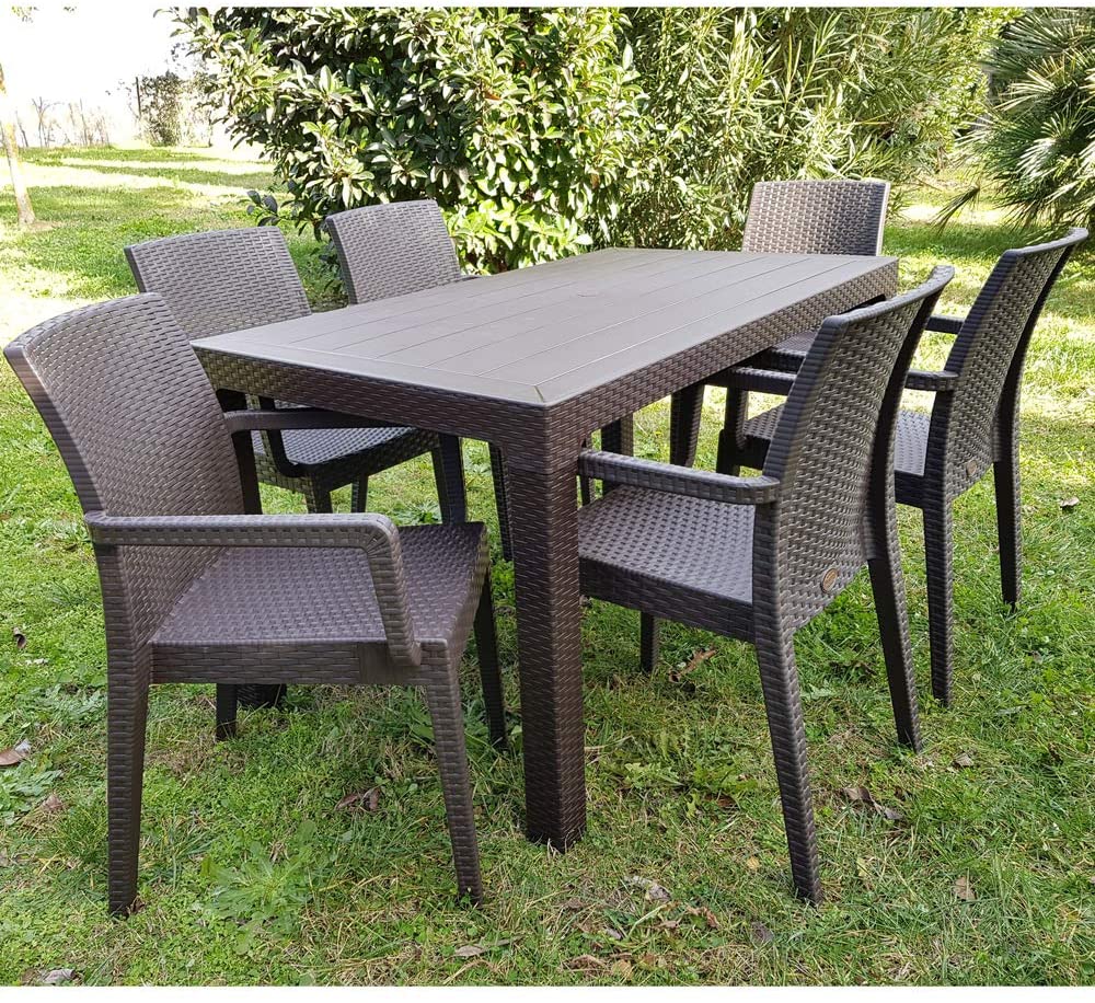 Tavolo Allungabile Sedie Plastica Giardino Usate Sedie Pieghevoli