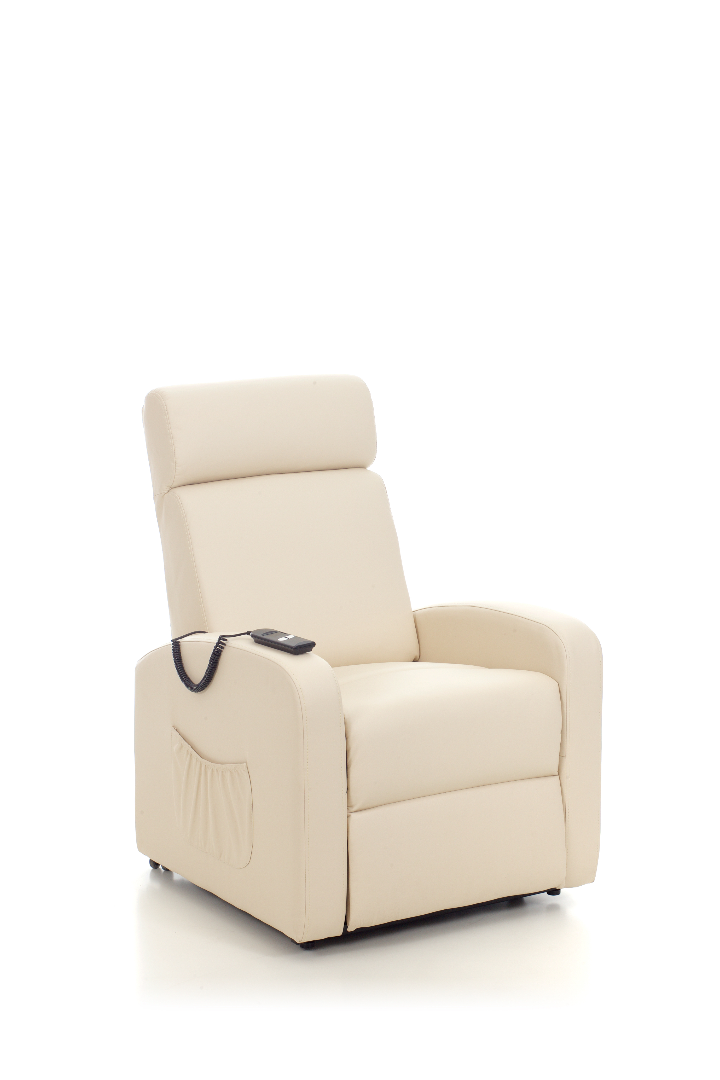 Poltrona Recliner con Motore mod. Katia colore crema 3 posiz