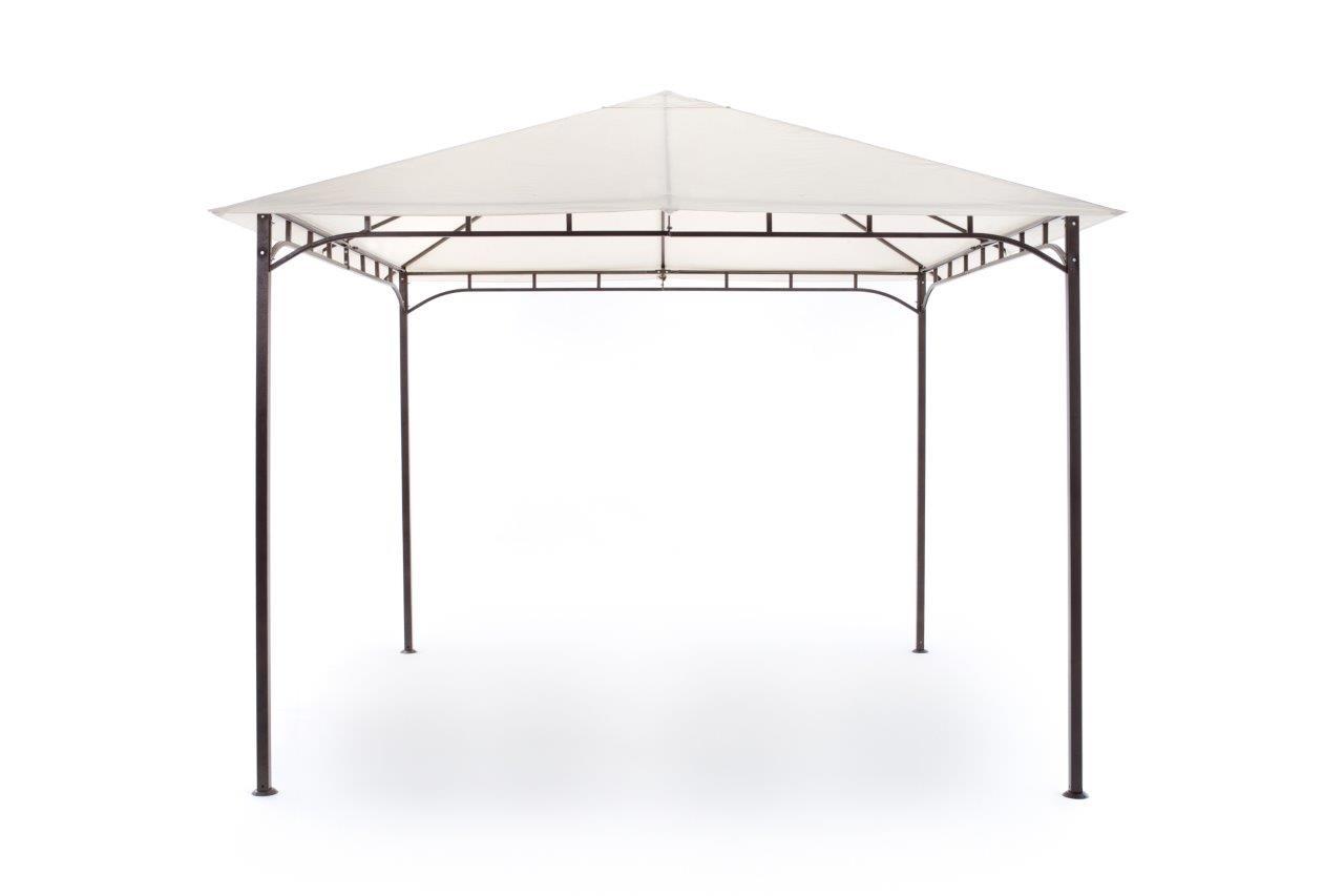 GAZEBO RODI MISURA 3X3 IN METALLO PALO 40X40 COLORE BEIGE M0462-29