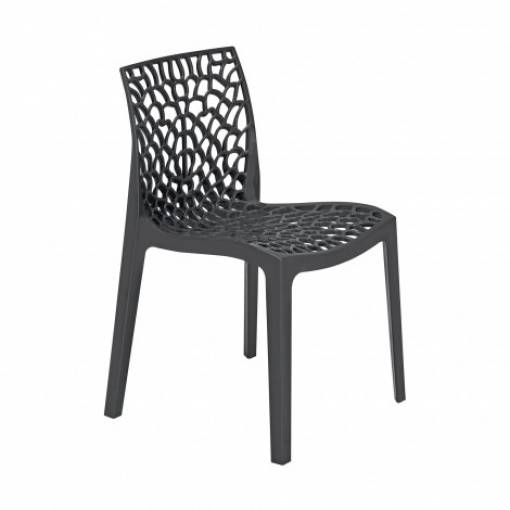 SEDIA POLICARBONATO GRUVYER NERO ANTRACITE 43X52X81 CM GRAND SOLEIL SEDIA POLICARBONATO GRUVYER NERO ANTRACITE 43X52X81 CM GRAND SOLEIL