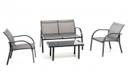 Salottino in metallo giardino Lounge PLAYA Antracite M0754-08