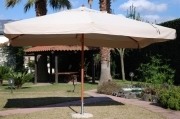 TELO OMBRELLONE LUXOR MISURA 4X4 METRI COLORE ECRU 300 GRAMMI MQ