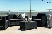 Bica 9067.3 Set Nebraska Salottino 4 Posti, antracite, 119 x 74 x 57 cm