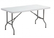 Tavolo rettangolare con gambe pieghevoli misure 183x76xH74