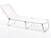 Brandina Tahiti pieghevole alluminio anodizzato tubolare 22mm bianco M0585-08