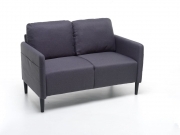 Divano POKER 2 Posti in tessuto Blu Jeans mod. M0689-02 misura 135x81xH90 cm