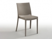 Sedia Perla in Polipropilene Tortora Arredo Esterno art. 00350.1