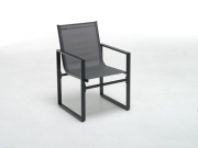 POLTRONA BOSTON Textilene Antracite 62x57x86cm M0785-38