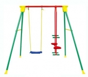 Altalena gioco per esterno da 3 posti mod. Kiko 3 per bimbi da 3 a 10 anni