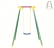 Altalena kiko 1 in metallo da 3 a 10 anni fino a 34 kg Dim: 156x166x200 cm