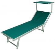 Lettino mod. Beach da 1000 grammi in alluminio M0567 due posizioni