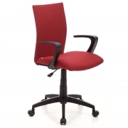 Poltrona per ufficio Operativa Struttura in nylon MIlano ROSSO 59x45xH100