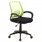 Poltrona per ufficio Operativa mod. Room colore verde 64x62x103 cm