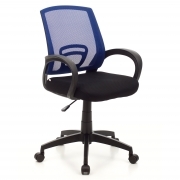 Poltrona per ufficio Operativa mod. Room colore BLU 64x62x103 cm