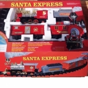 Trenino Natalizio Albero Natale Christmas misura diam. 122 cm suono Choo