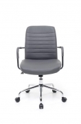 Poltrona ufficio Operativa braccioli simipelle mod. Urban colore grigio M0223-03