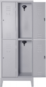 Armadio multipli spogliatoio 4 posti 69x50x180 cm con serratura a chiave