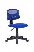 Sedia Girevole Operativa mod. Pencil colore blu alzata a gas 43x48xH77