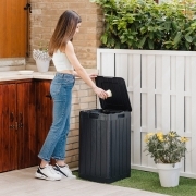 Pattumiera Toomax giardino Art. 480 RIO GARDEN BIN misura 38x38x65h cm 80 Litri