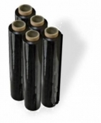 1 ROTOLO Film estensibile manuale colore nero da 2,4 kg bobbina film