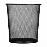 CESTINO ROTONDO L5001 DIAMETRO 29,5X34,5 CM COLORE ARGENTO O NERO CETOF