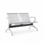 PANCA 2 POSTI IN ACCIAIO MICROFORATO GRIGIO ART. SJ820G-2