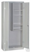 Armadio metallo multiuso 2 ante portascope  100x40x176 con serratura a chiave
