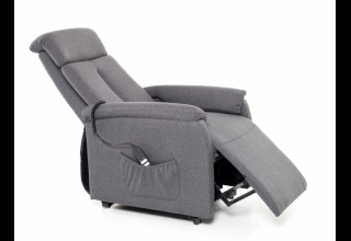 POLTRONA RELAX RECLINABILE MIKA ELETTRICA COLORE CREMA TELECOMANDO ALZAPERSONA