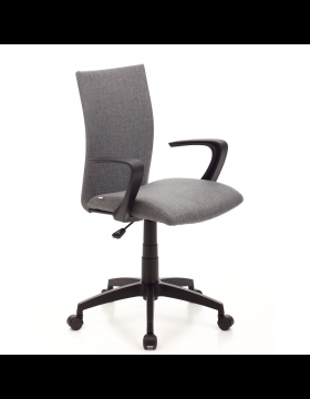Poltrona per ufficio Operativa Struttura in nylon MIlano GRIGIA 59x45xH100