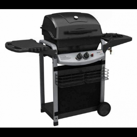 Barbecue mod. piu Saporillo a gas da 10 kw piastra in acciaio con 2 bruciatori