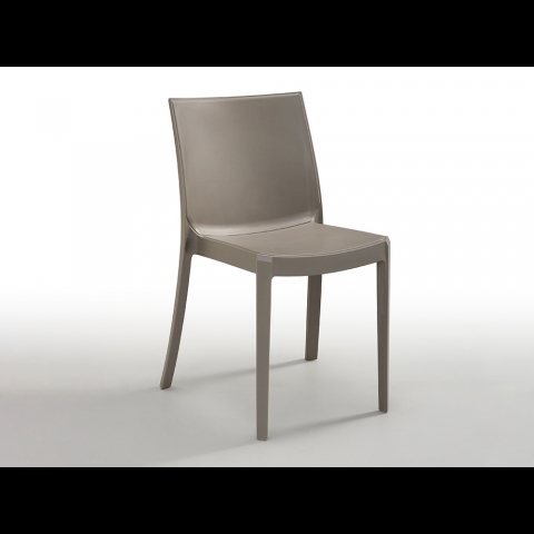 Sedia Perla in Polipropilene Tortora Arredo Esterno art. 00350.1