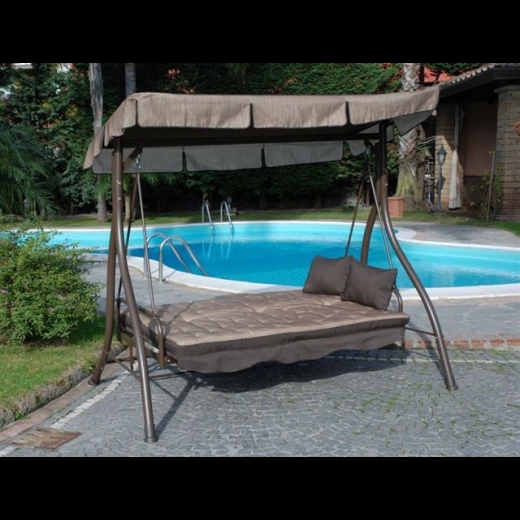 DONDOLO ZANZIBAR TRASFORMABILE A LETTO 3 POSTI TELO COLORE BEIGE