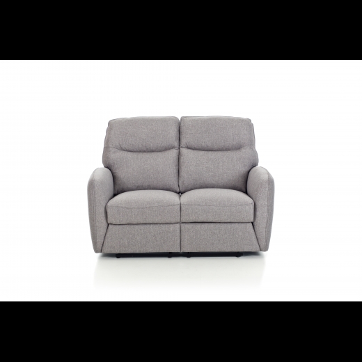 Divano Recliner 2 posti Struttura in legno mod. Kube colore grigio 142x52xH100