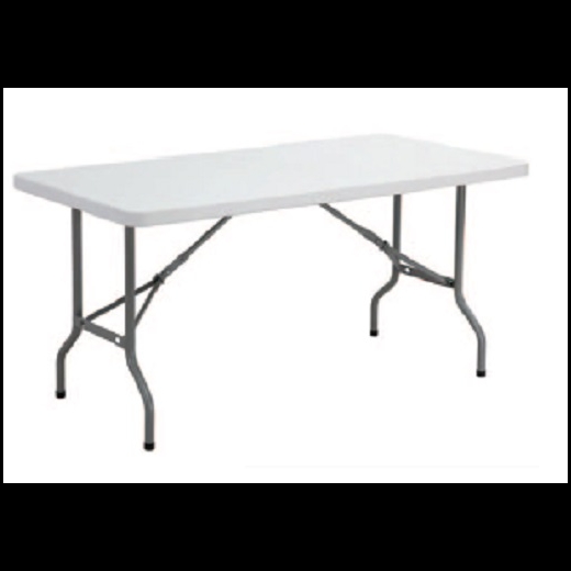 Tavolo rettangolare con gambe pieghevoli misure 183x76xH74