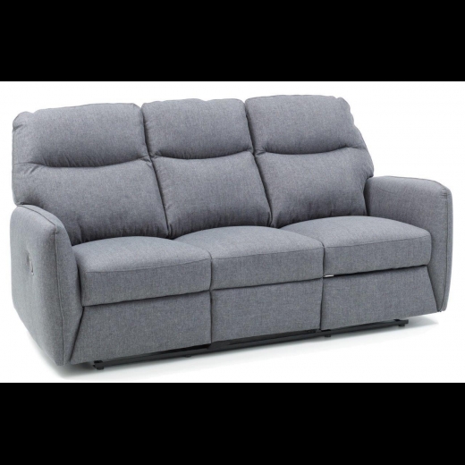 Divano Recliner 3 posti 195x87xH100 mod. Kube colore blu