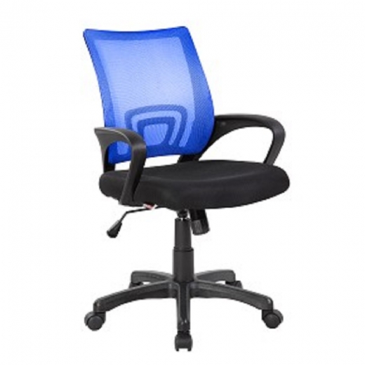 POLTRONA OPERATIVA C/BR BLU/NERO E8085MB