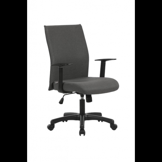 Poltroncina da ufficio in tessuto mod. Pen colore grigio 61x60xH103 cm