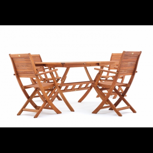 Tavolo rettangolare legno Eucalypto mod. CALIFORNIA da giardino 120/160x70 cm