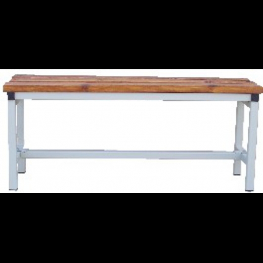 Panca da 1 metri da spogliatoio metallo e legno