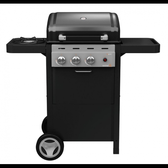 BARBECUE PIU GUSTO DELLA SOCHEF POTENZA 8,1 KW FORNELLO LATERALE 100X52X103 CM