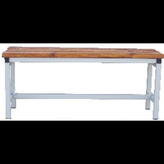 Panca da 2 metri da spogliatoio metallo e legno