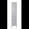 Armadio metallo acciaio portaborse 5 vani 36x40x182 cm