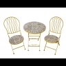 SET CAPRI Piegh. Diam. 60 cm Maioliche Ocra art. M0749-20D