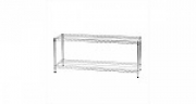 Archimede Sistema Componibile, Scaffale Due Ripiani, Grigio, 121 x 36 x 50 cm
