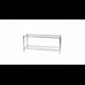 Archimede Sistema Componibile, Scaffale Due Ripiani, Grigio, 121 x 36 x 50 cm