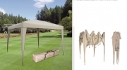 GAZEBO IN METALLO MOD. SPEED MISURA 3X3 COLORE ECRU PIEGHEVOLE TELO 180 G POL.